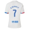 Conjunto (Camiseta+Pantalón Corto) FC Barcelona O. Dembele 7 Segunda Equipación 23-24 - Niño